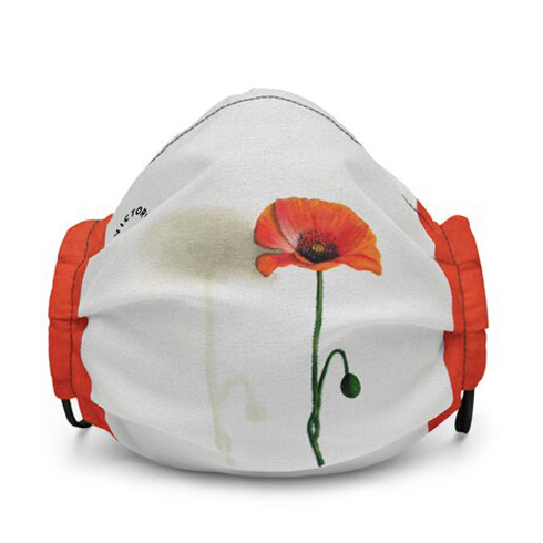 Red Poppy Facemask
