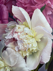 Gentle charm of peonies