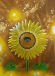 Space sunflower